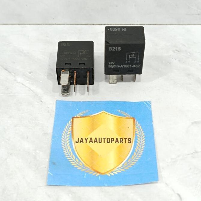 RELAY TYCO V23074-A1001-X62 KAKI 4 WARNA HITAM 12 VOLT BARU