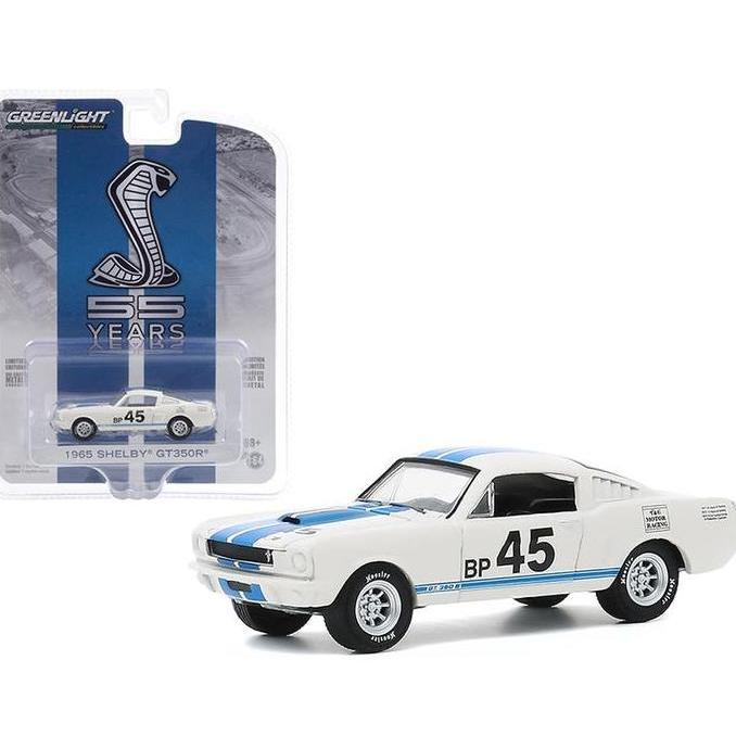 1/64 1965 Shelby GT350R 55 Years Ford Greenlight Diecast Mobil