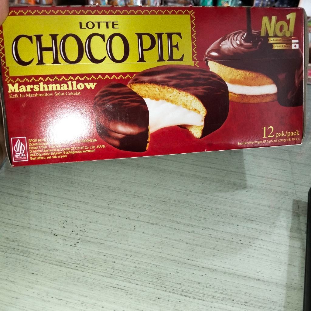 Lotte Choco Pie Softcake Coklat Marshmallow