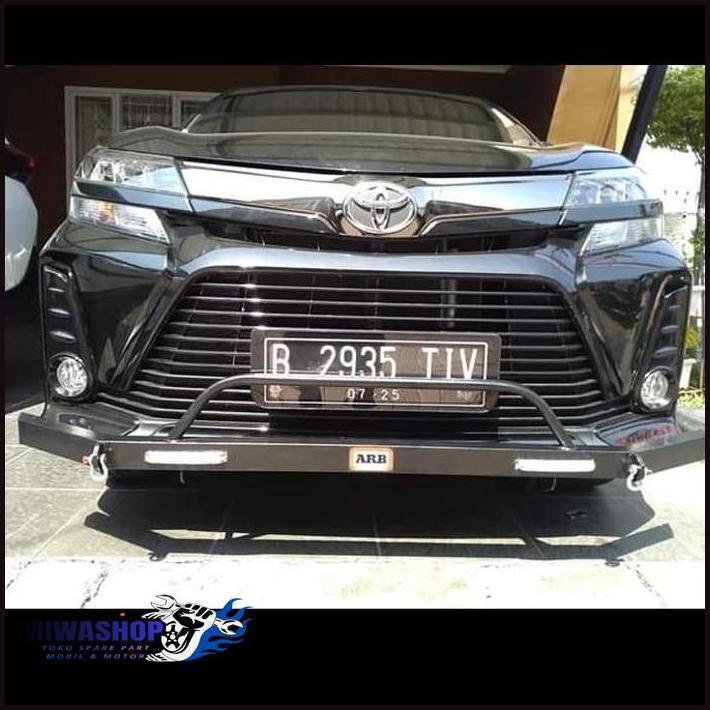 PAKETAN TANDUK DEPAN BELAKANG MOBIL AVANZA / XENIA / VELOZ 2019 - 2021 MODEL TOWING BAR MEREK ARB KO