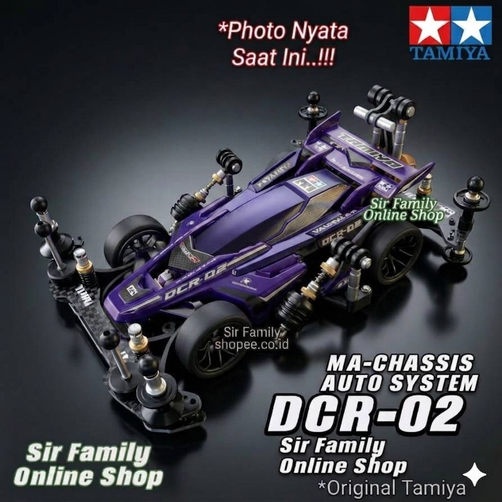 Original Tamiya DCR 02 Ungu _ Tamiya BMAX / Side Damper+