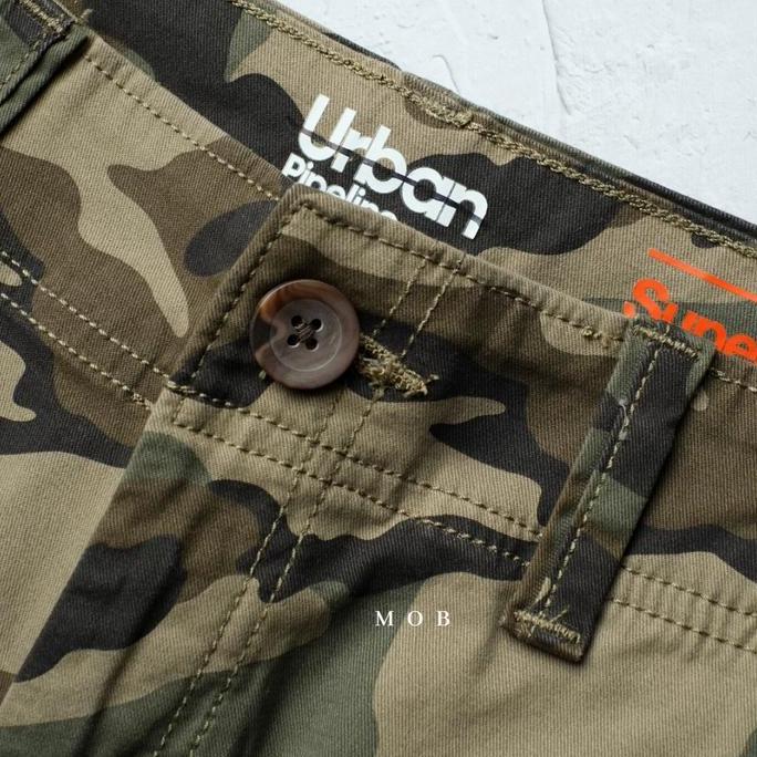 Celana Pendek Cargo Urban Pipeline Ultimate Stretch Camo Original