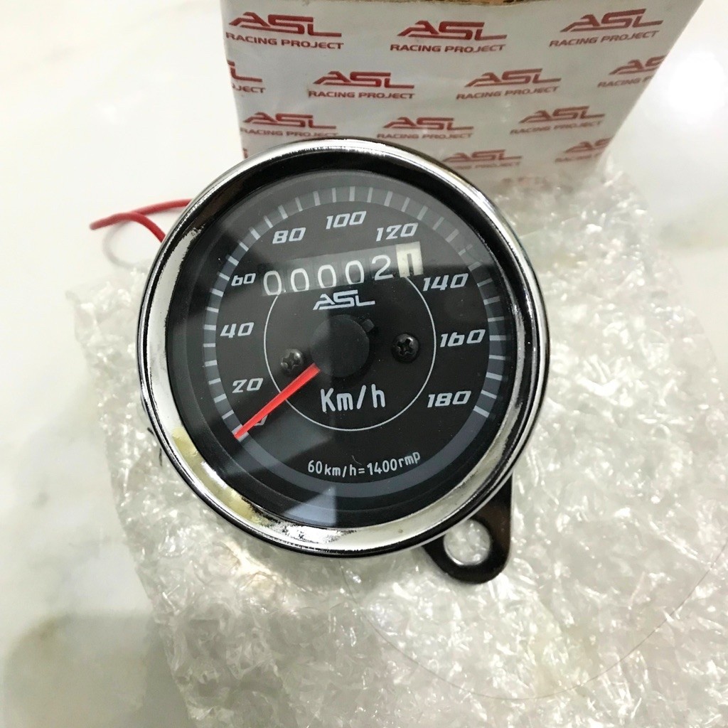 Speedometer Kilometer Motor Variasi Chrome Universal