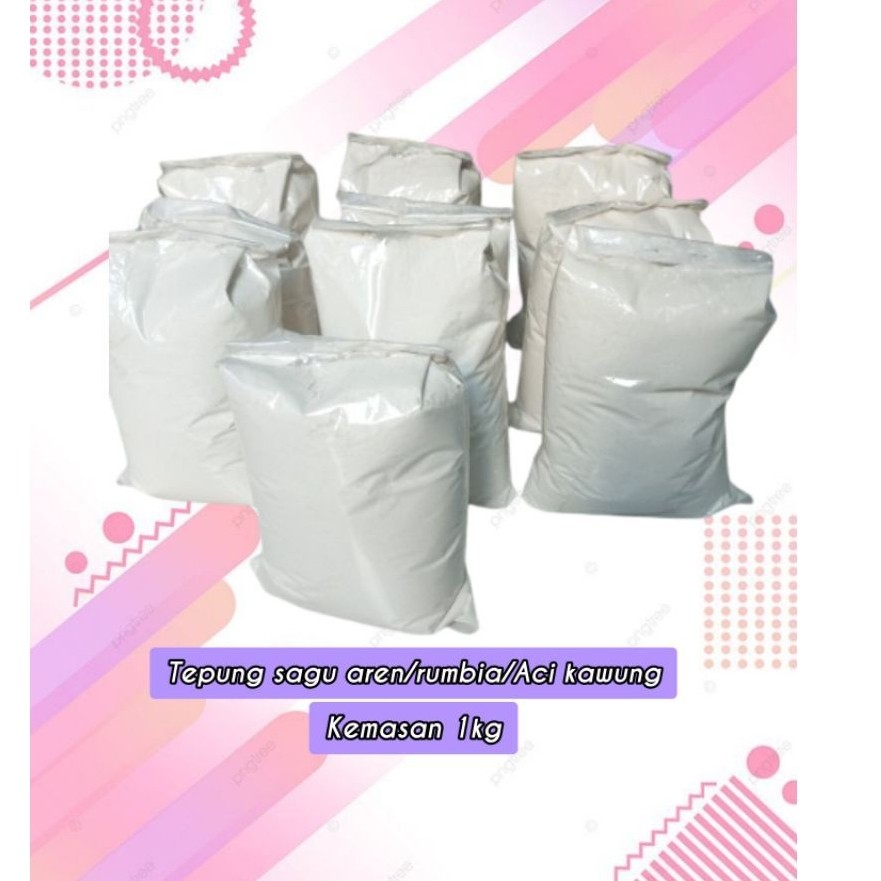 kualitas super tepung sagu aren/Aci kawung asli kemasan 1kg