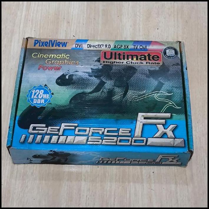 GRATIS ONGKIR VGA CARD DVI AGP 8X PIXELVIEW 128GB ULTIMATE 