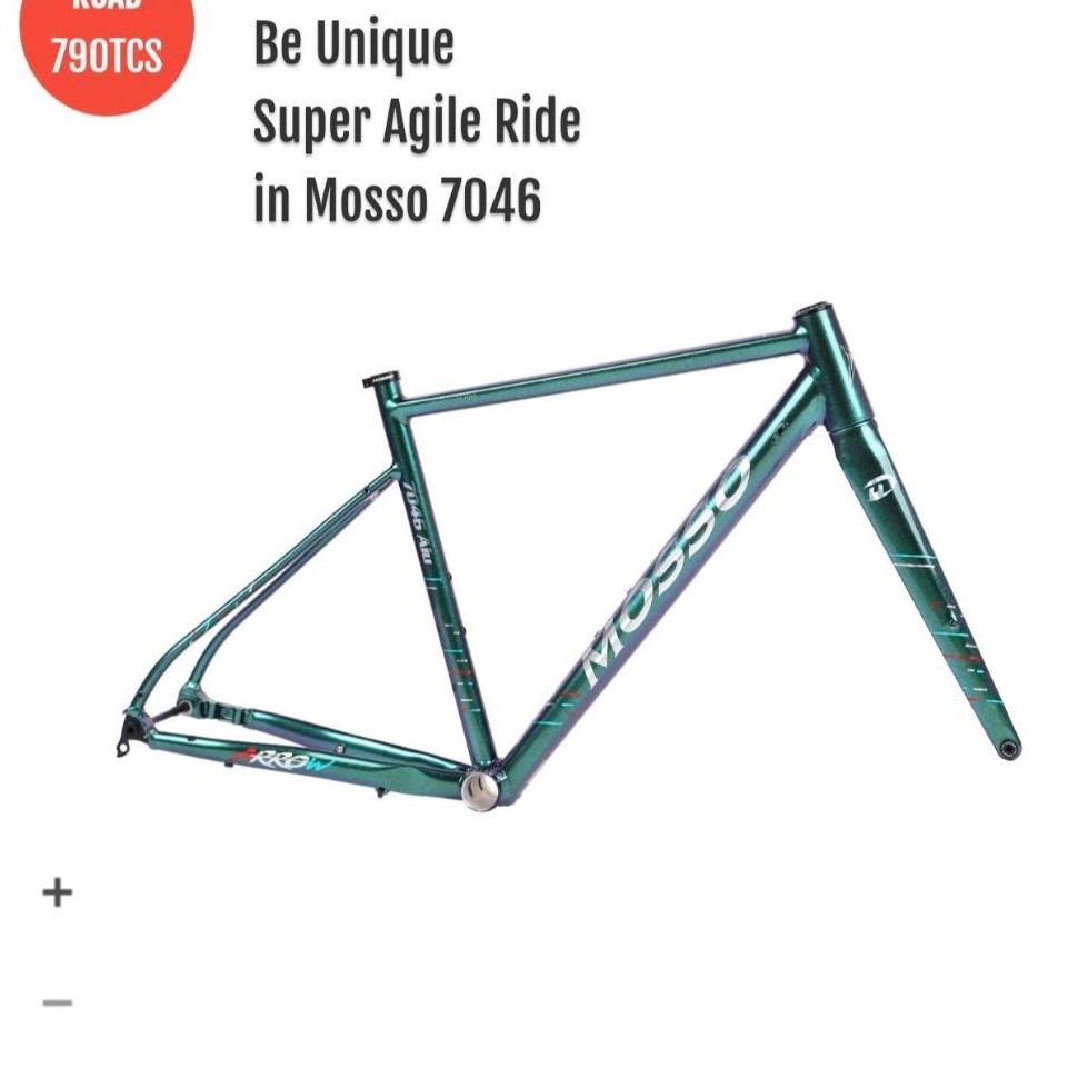 Frame Roadbike MOSSO 790 TCS 700 Fantasy Green