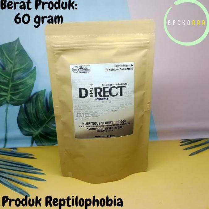 RPG Direct untuk Reptil Gecko Mogok Makan Sakit Subtitusi Serangga Reptil dalam Perawatan