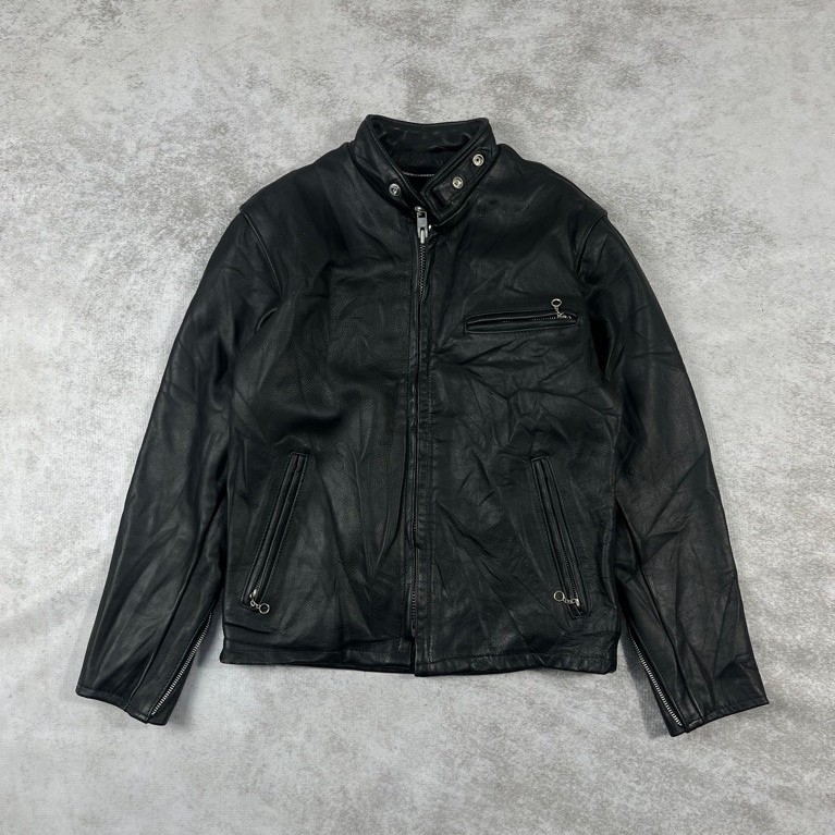 schott 641 classic streethide caferacer jacket