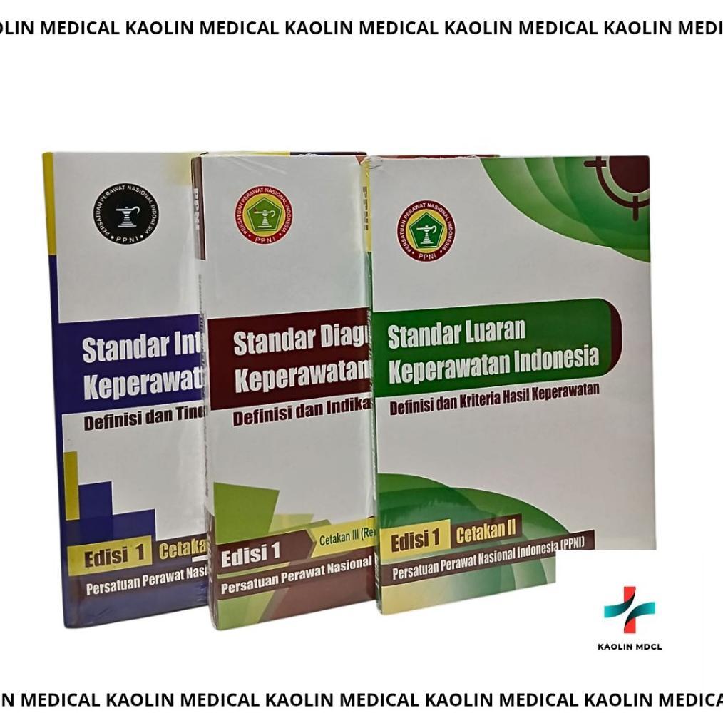 3 BUKU SDKI,SIKI,SLKI (3S) EDISI PERTAMA CETAKAN BARU.