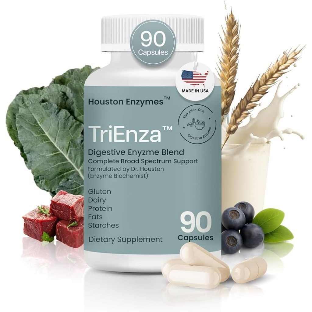 Trienza Enzyme For Digestive Intolerance 90 Capsules Houston Enzyme Zyme Prime Enzyme