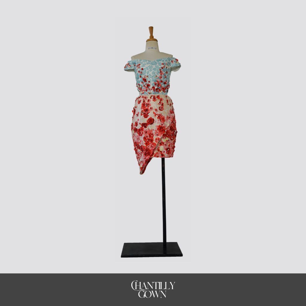 EVENING GOWN 63 - CHANTILLY GOWN - MIDI GOWN