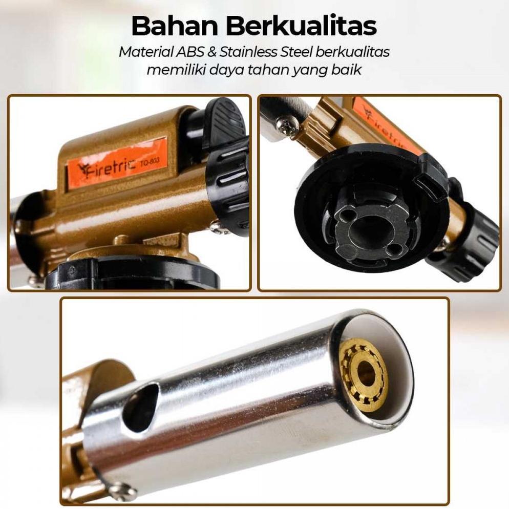 Kepala Gas Butane Jet Torch Flame Gun - TQ803