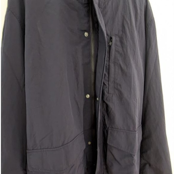 Jaket Uniqlo Hooded Utility Parka Navy Size XL Original Second