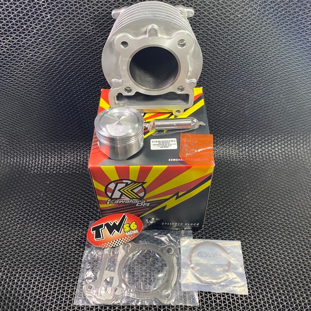 BLOK SEHER KAWAHARA MIO 58,5 BLOK PISTON KAWAHARA MIO 58,5 1 SET DENGAN PISTON