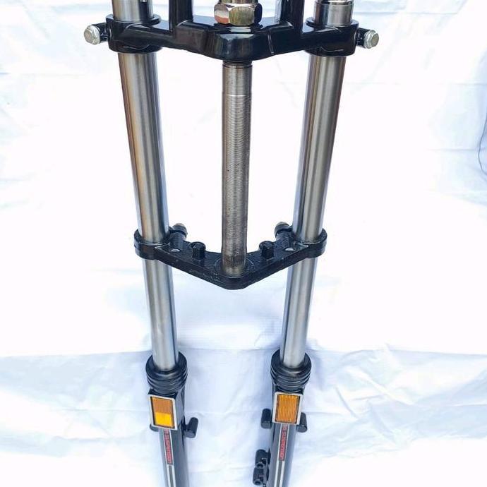 Shock depan Gl pro as komstir pnp Honda set as tabung kanan kiri dan segita atas bawah