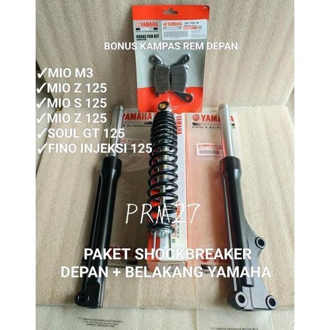 paket shockbreaker hitam (2PH) Mio M3/Mio 125/soul GT 125/Fino fi 125/Mio Z 125/Mio s 125