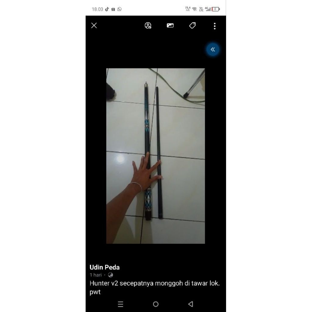 stick billiard Hunter v 2 second