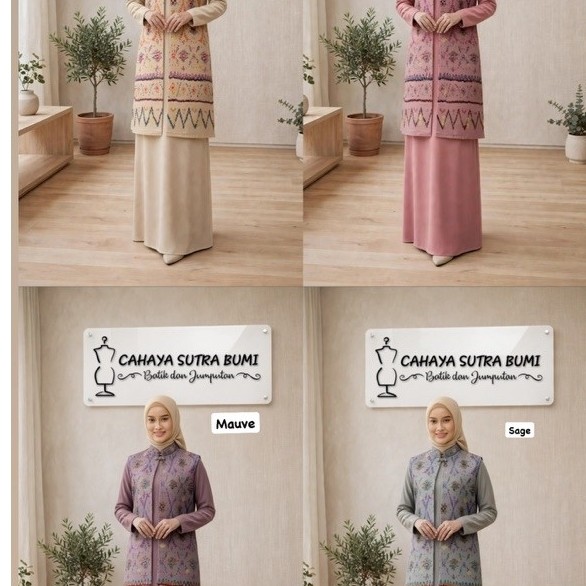 Gamis outer blongket. Harga sudah include inner dan outer. Inner bahan blongket katun. inner bahan t