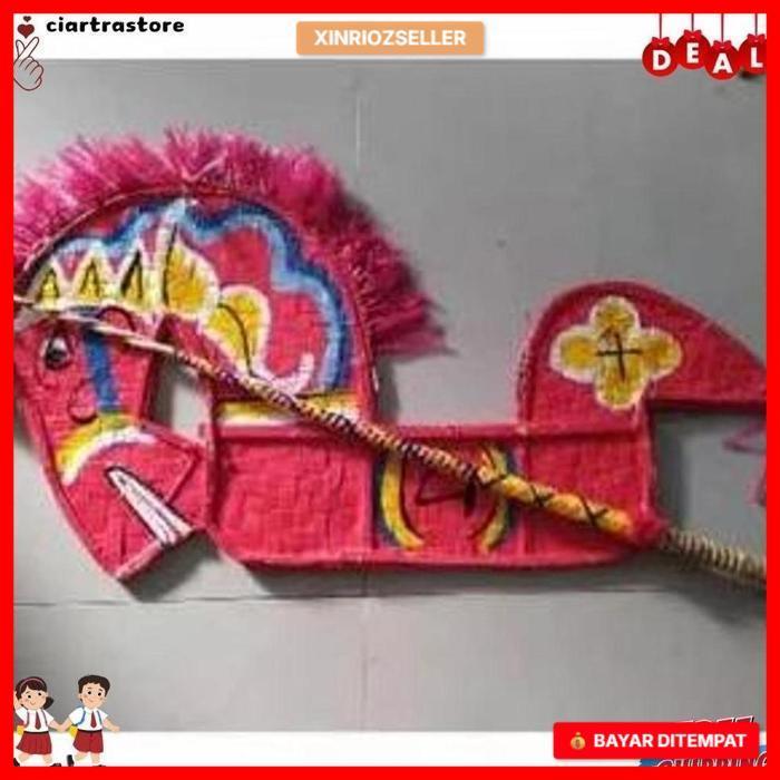 Terbaru Jaran Kepang/Kuda Lumping Ukuran Anak 3Th Kuda Lumping / Jaran Kepang Mainan Anak Jaranan Ja