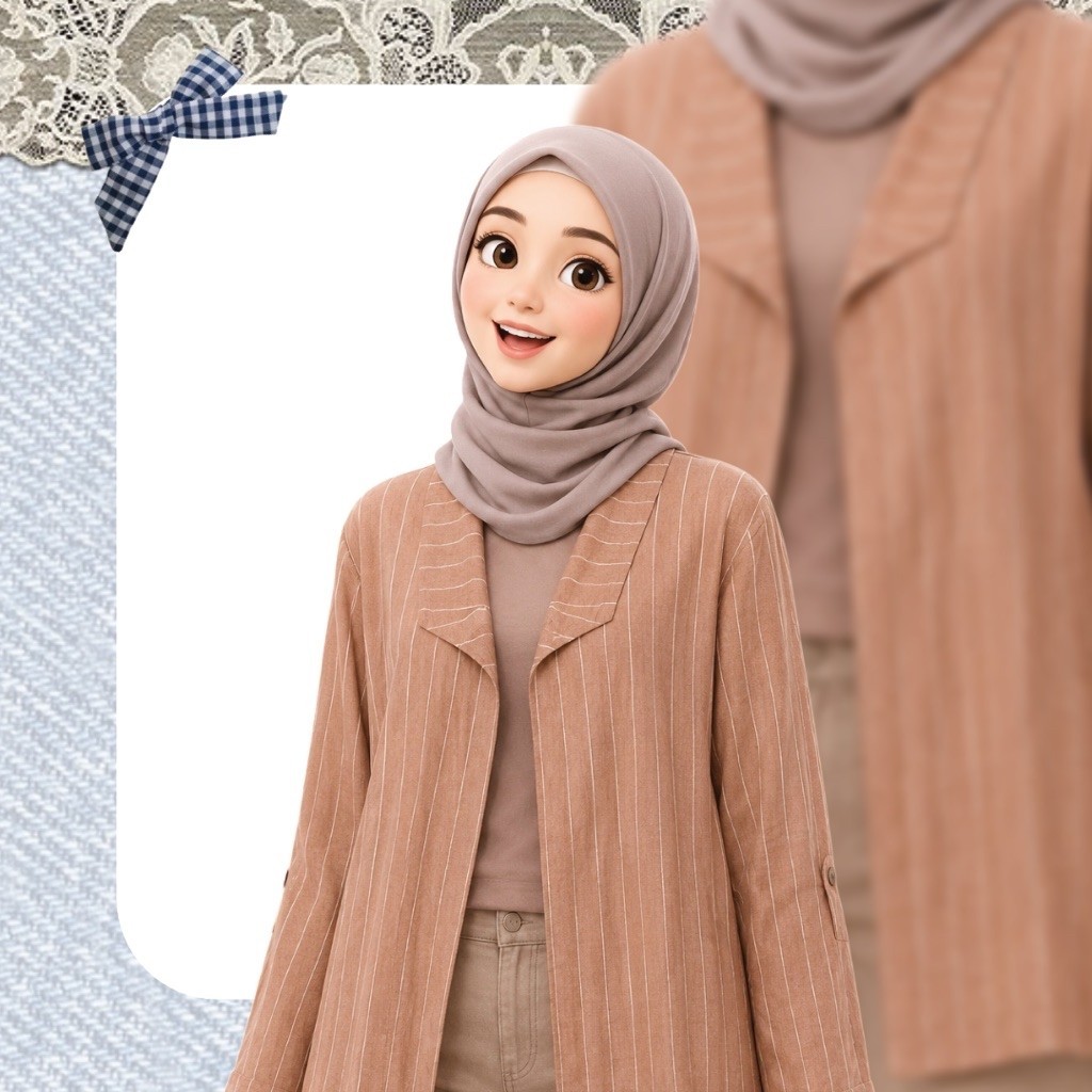 Blazer Wanita Stradivarius - Preloved