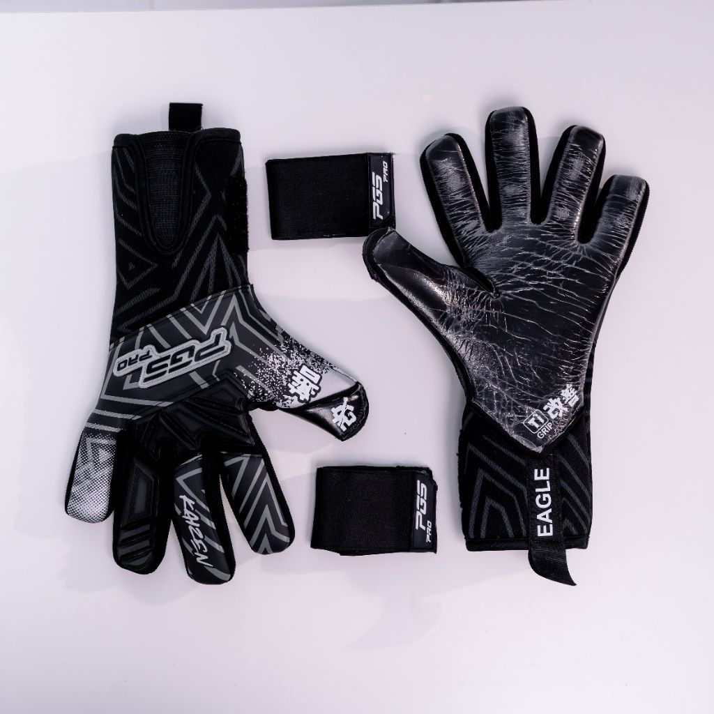 ORIGINAL SARUNG TANGAN KIPER PGS PRO KAIZEN PRO EAGLE SERIES ALL BLACK WHITE ORI PGS PRO 2026 ORIGIN