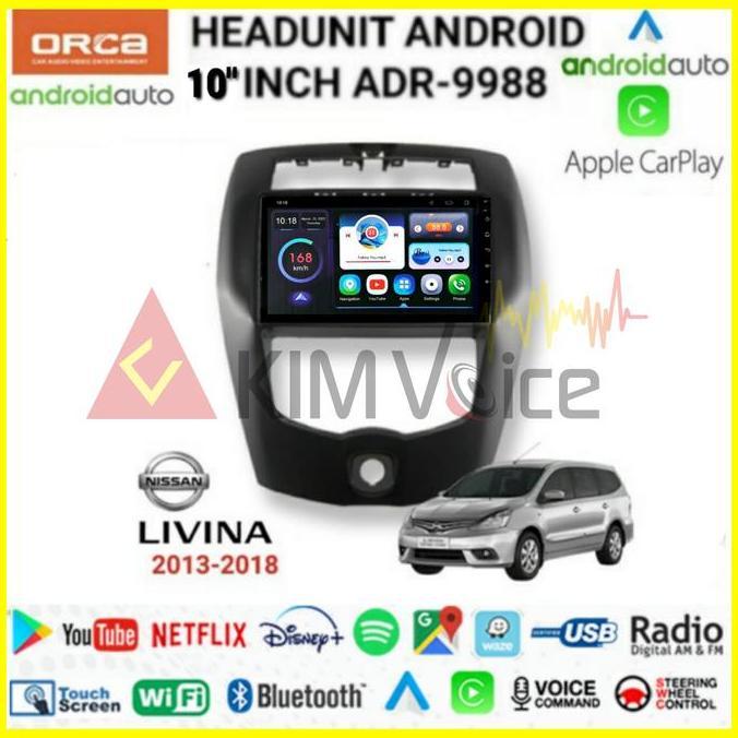 Head Unit Android Orca 10inch OEM Nissan Livina 2013-2018