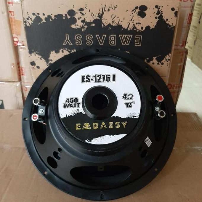 Subwoofer 12 inch EMBASSY ES 1276 Subwoofer EMBASSY 12 inch DOUBLE COIL 450 WATTS