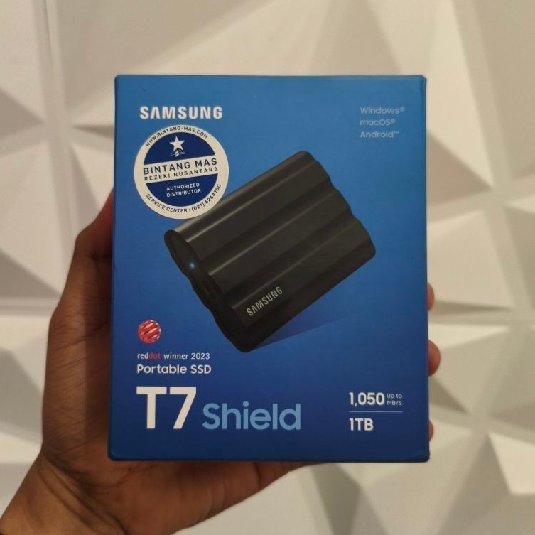 ssd portable samsung t7 shield 1tb bekas