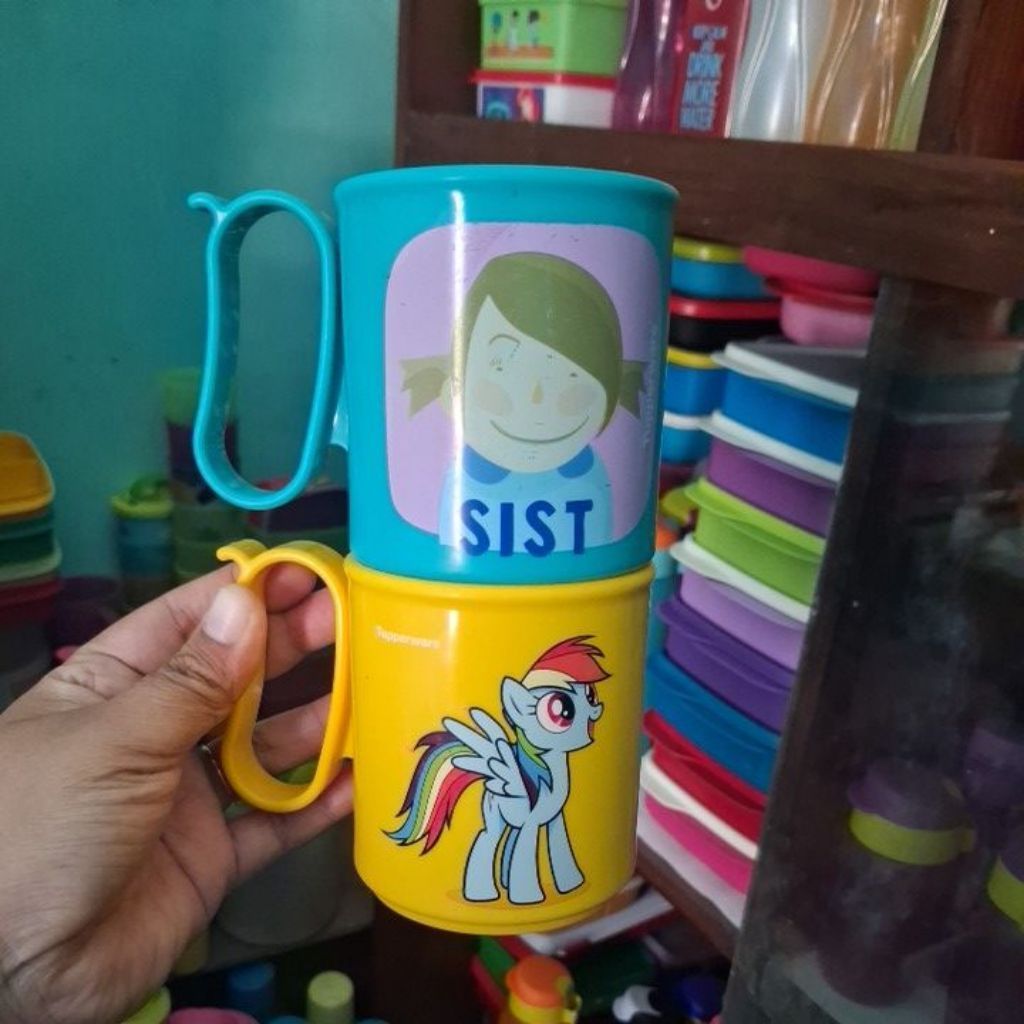 mug/cangkir, gelas, tupperware Second