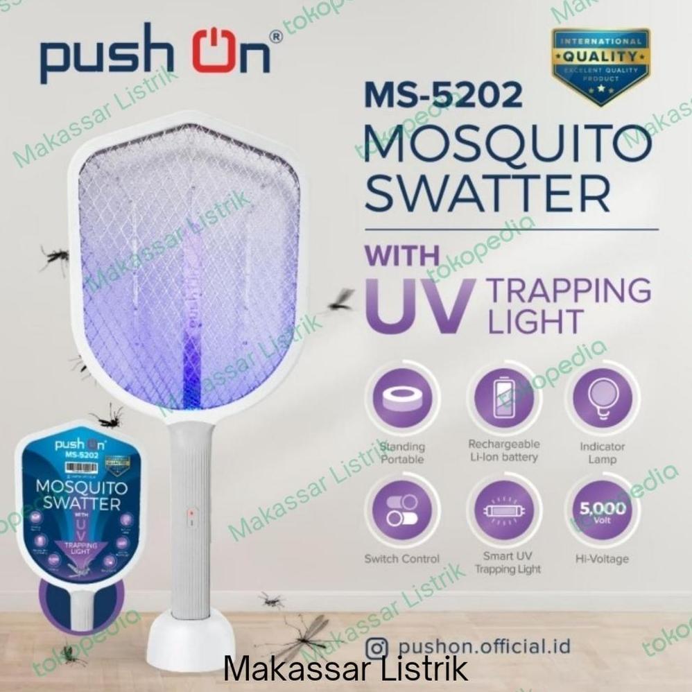garansi raket nyamuk elektrik push on ms 5202