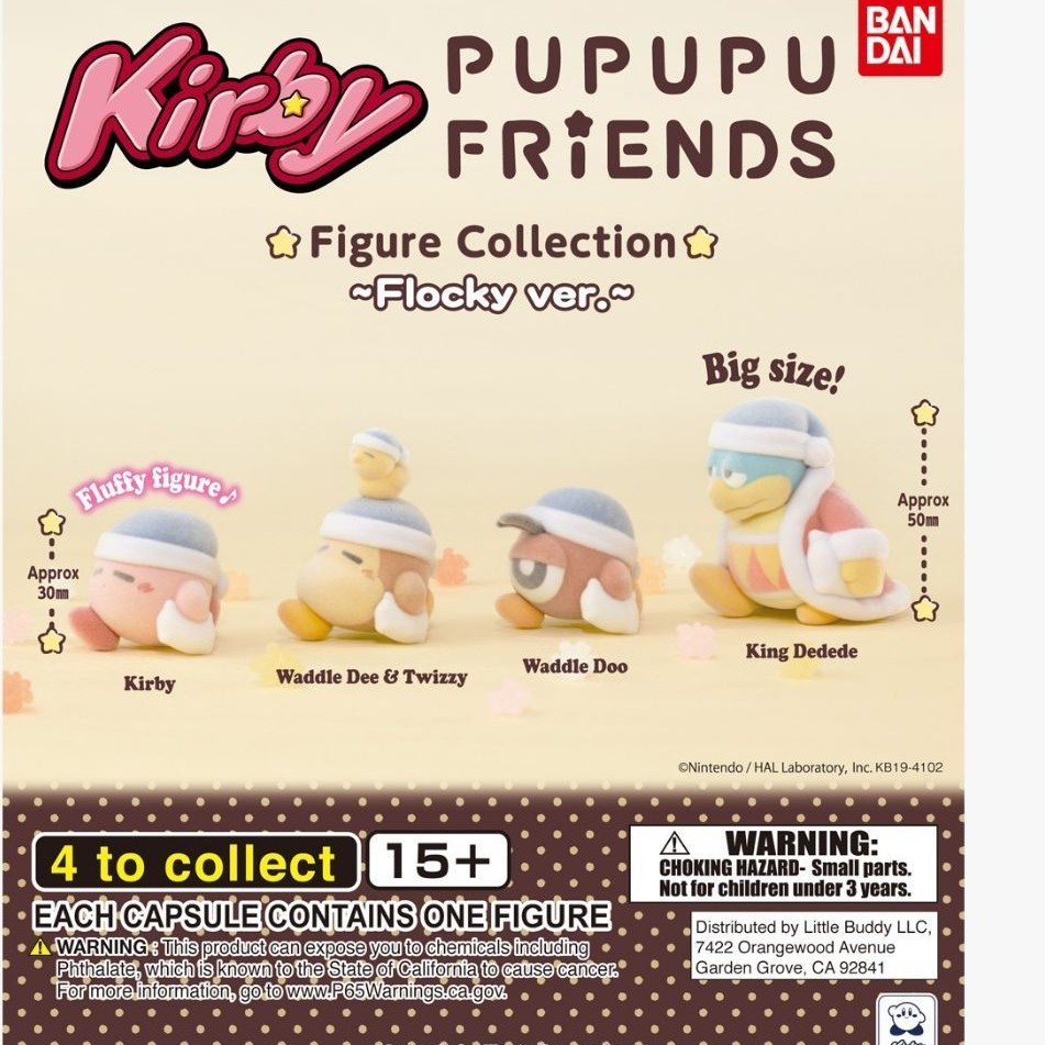 SET gacha kirby pupupu friends miniature collection gachapon mainan kapsul bandai