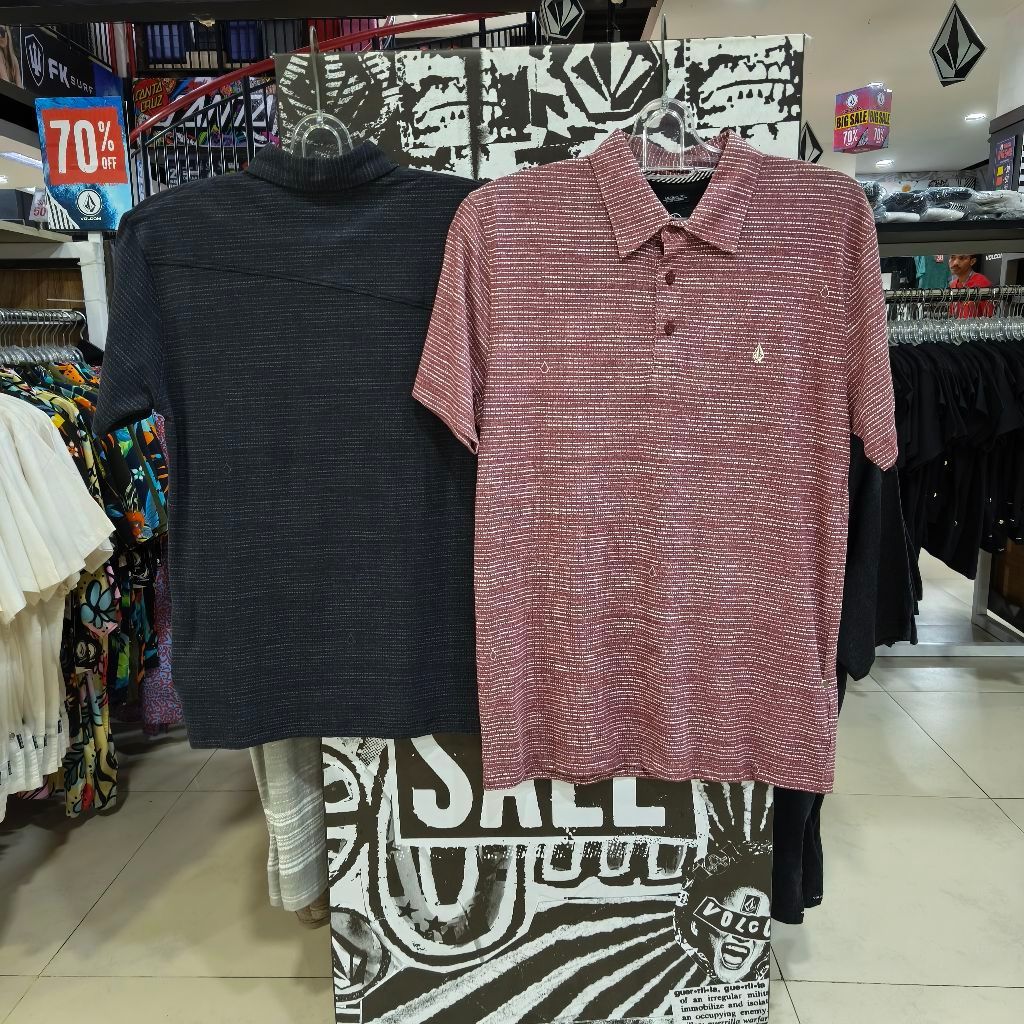 Kaos Polo Volcom Preston Original