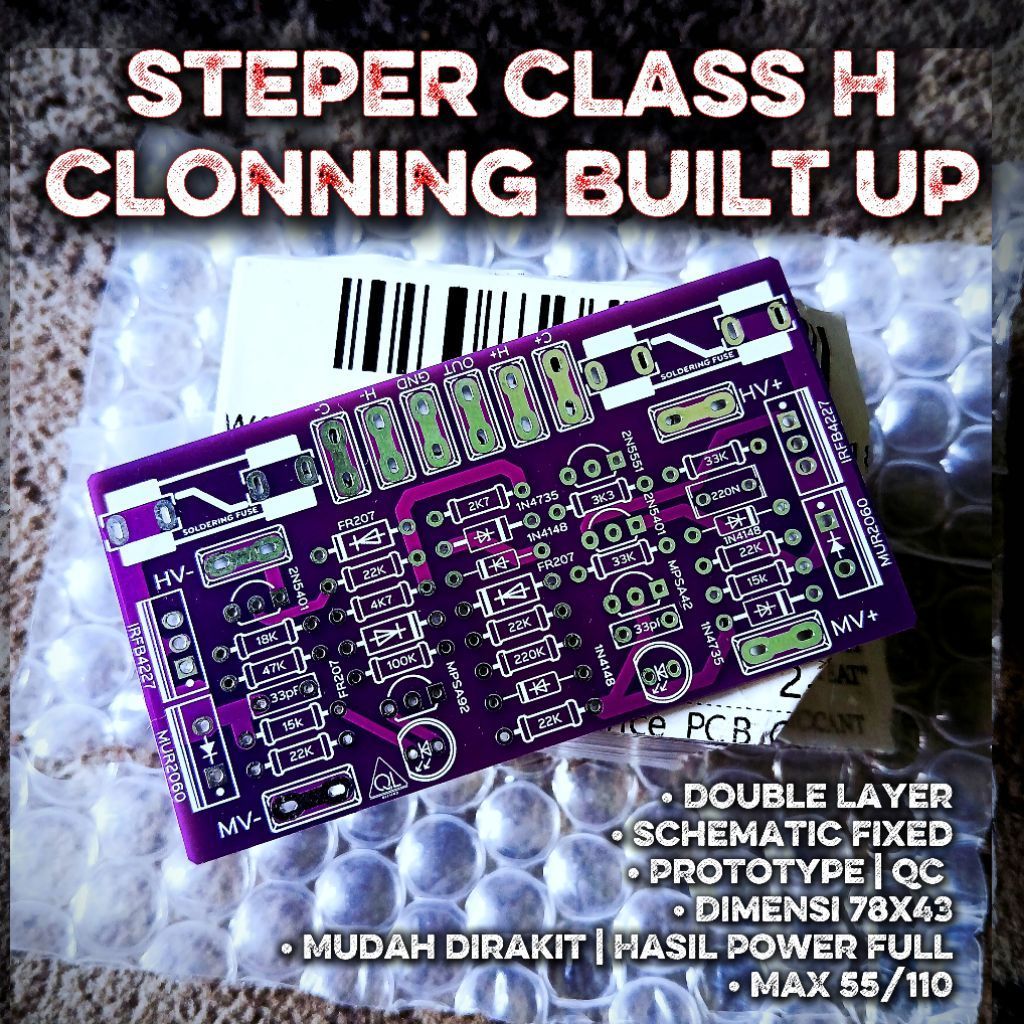 PCB Stepper Class H | Injection | Clonnng Built Up | Steper Class H2 Mini | Scematic From HD4800