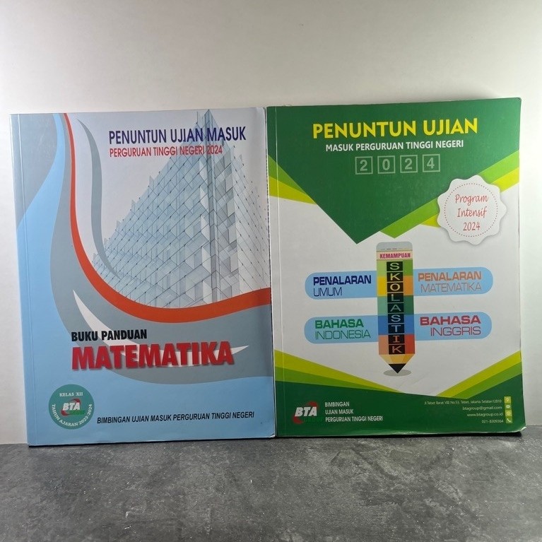 Buku BTA Group Penjntun ujian Masuk Perguruan Tinggi Negeri 2024, Matematika, Skolastik