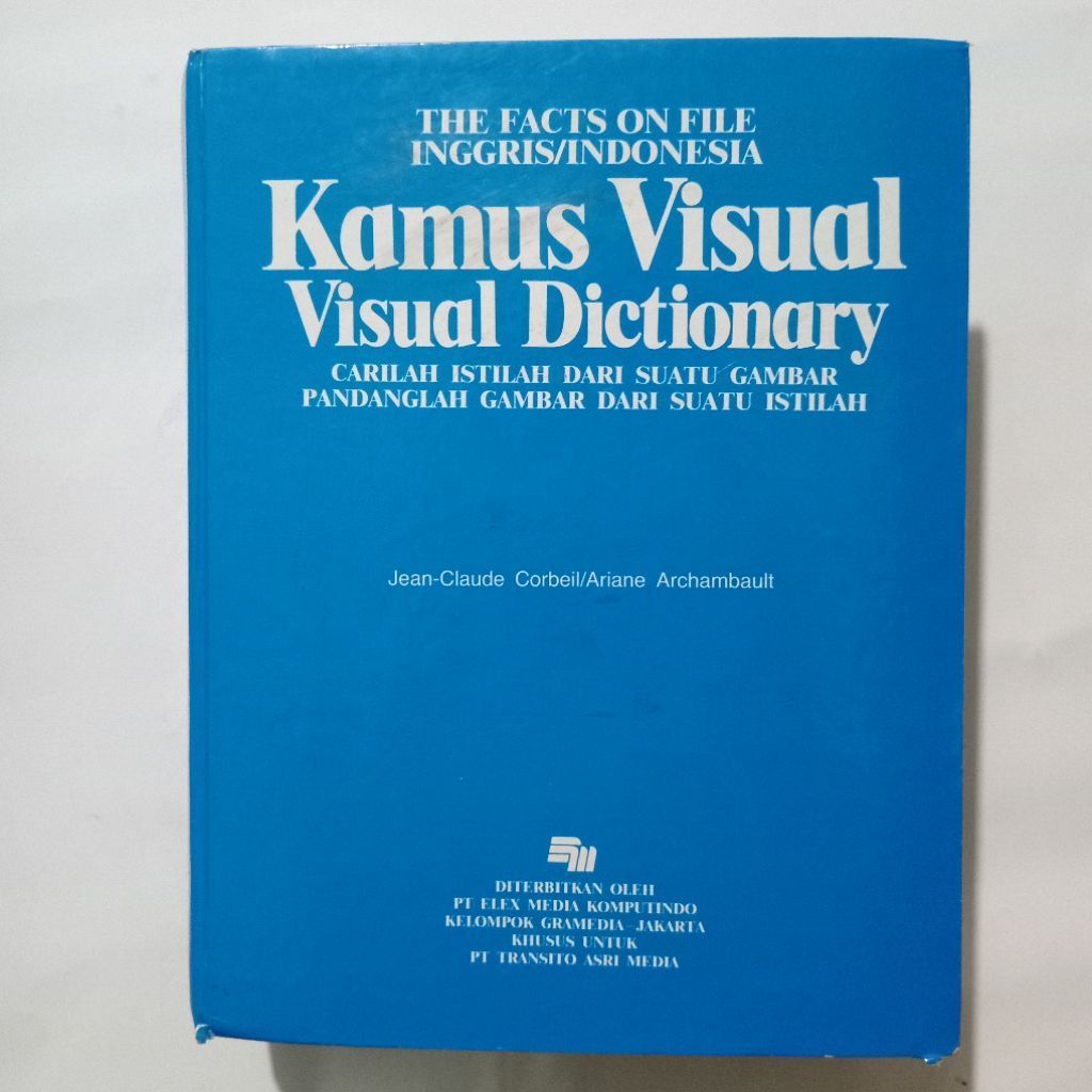Buku Kamus Visual Visual Dictionary Inggris/Indonesia Gramedia
