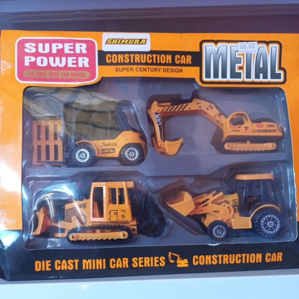 Die Cast Cobstruction Car Supor Power
