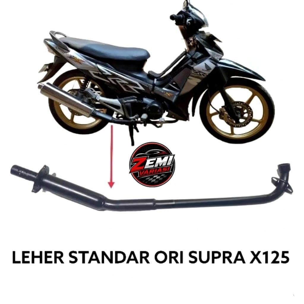 Leher Supra x 125 SARANG Knalpot Standar Orisinil SUPRA X125 Leheran Supra Knalpot Original Supra X