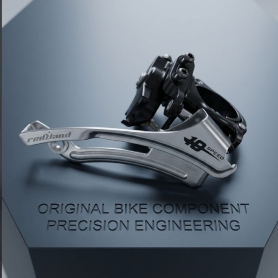 Operan Gigi Depan Sepeda FD 10 Speed Front Derailleur Stainless Steel Pemindah Gigi Crank Sepeda Gun