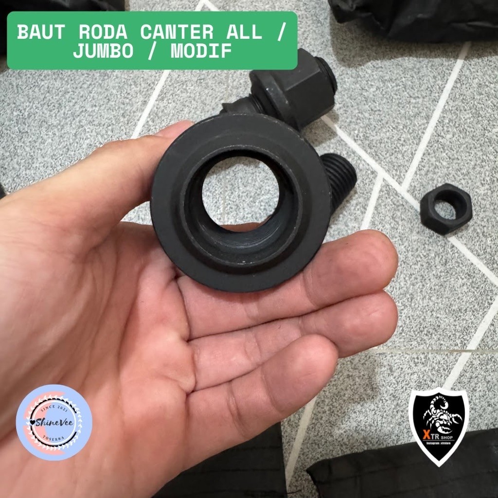 Baut Roda Belakang Canter Modif Mitsuda / Baut Roda Mitsubishi Colt Diesel PS125 Jumbo / Baut Roda B
