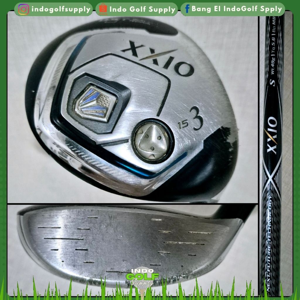 Wood 3 XXIO 8 MP800 15 Derajat Pasti Gampang - Stick Golf Ori