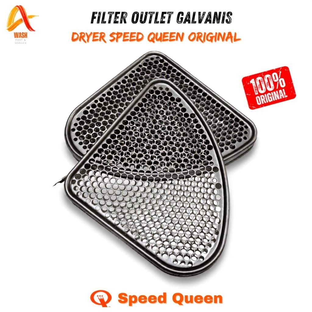 Filter outlet galvanis dryer speed queen/ Grille dryer speed queen original