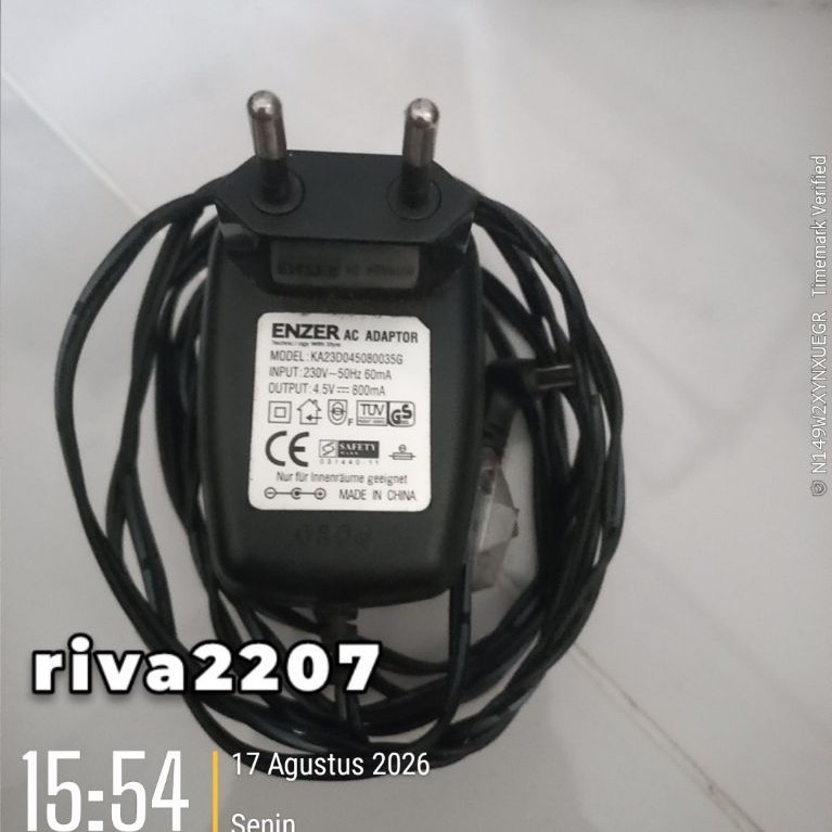 adaptor discman 4.5v - adaptor discman