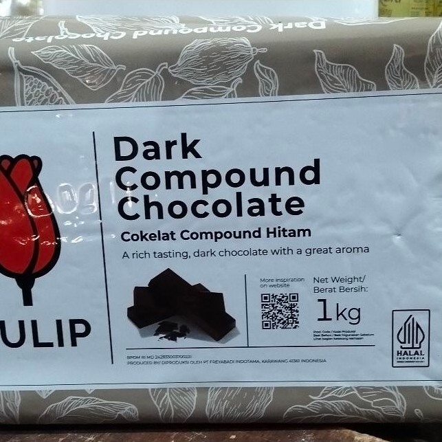 Coklat batang merk tulip. Tersedia varian Dark Cooking Chocolate, White cooking chocolate, dan Milk 