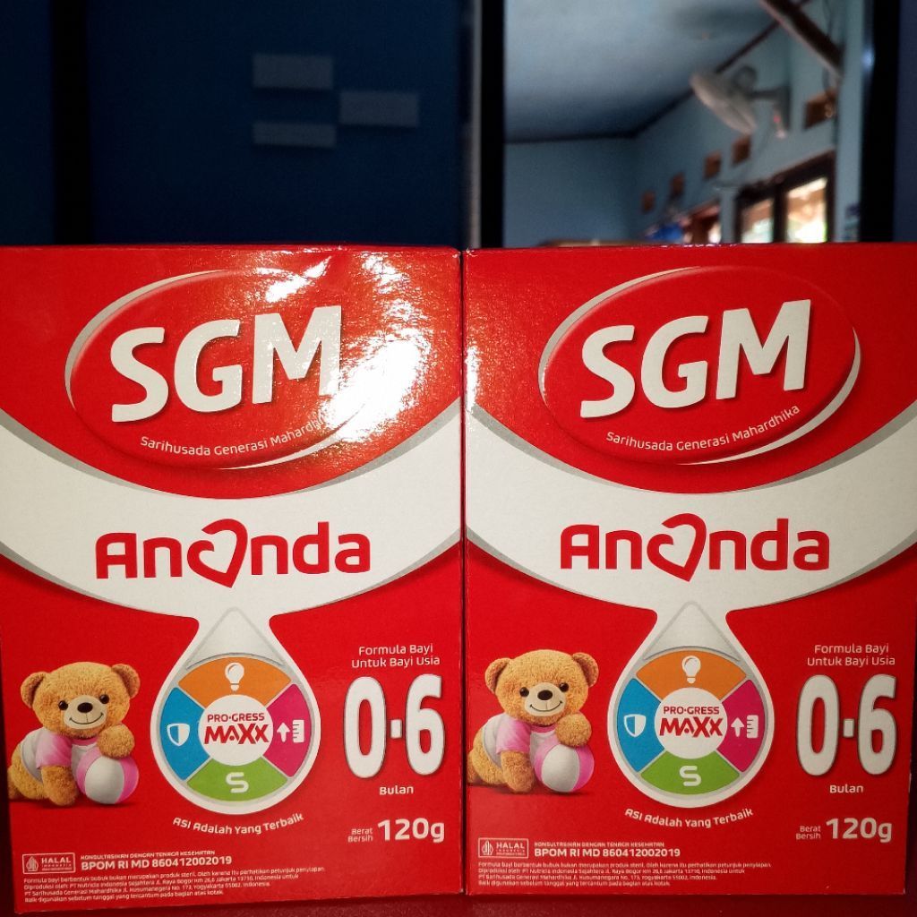 SGM Ananda Susu Formula 0-6 Bulan 120gr