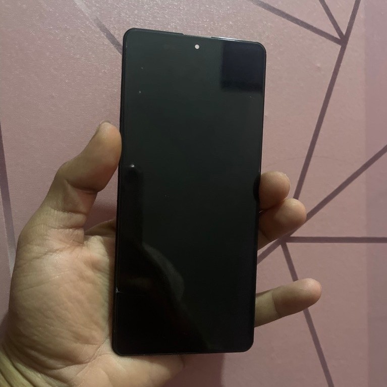 LCD samsung A71 amoled ori copotan