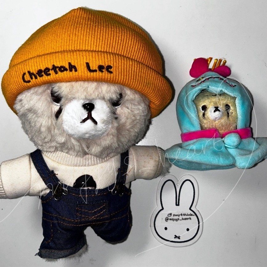 Cheetah lee (mark lee doll) boneka dan gantungan set
