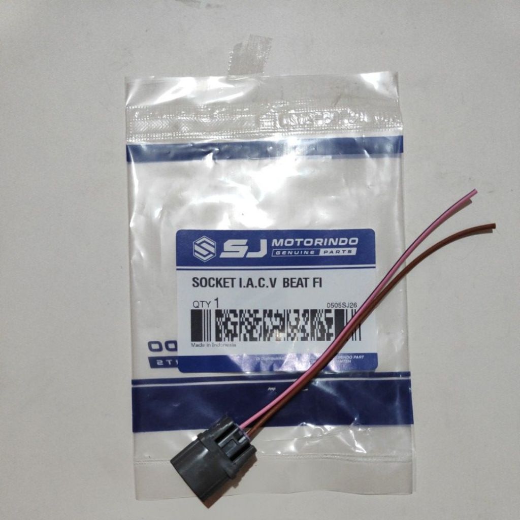 SJ SOCKET SENSOR IACV BEAT FI K46 /SCOOPY ESP FI /SPACY FI /GENIO /KABEL SOKET IACV ORIGINAL