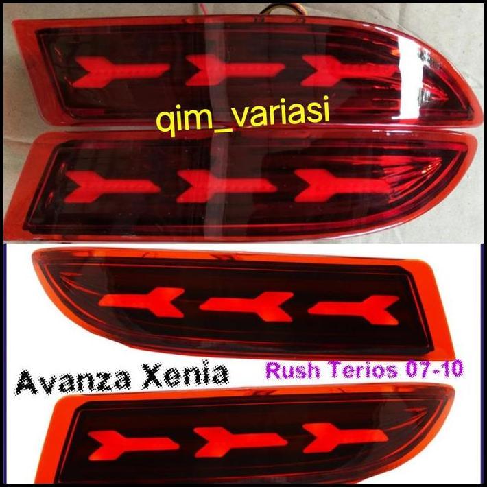 TERBARU LAMPU LED REFLEKTOR BUMPER RUSH TERIOS 2007 2008 2009 2010 