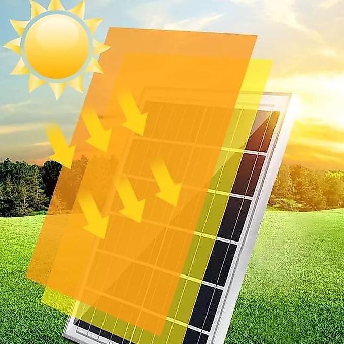 COD,Kirim Sekarang Panel Surya 100W Pembangkit Listrik - Dengan Pengontrol Baterai, Tenaga Surya Man