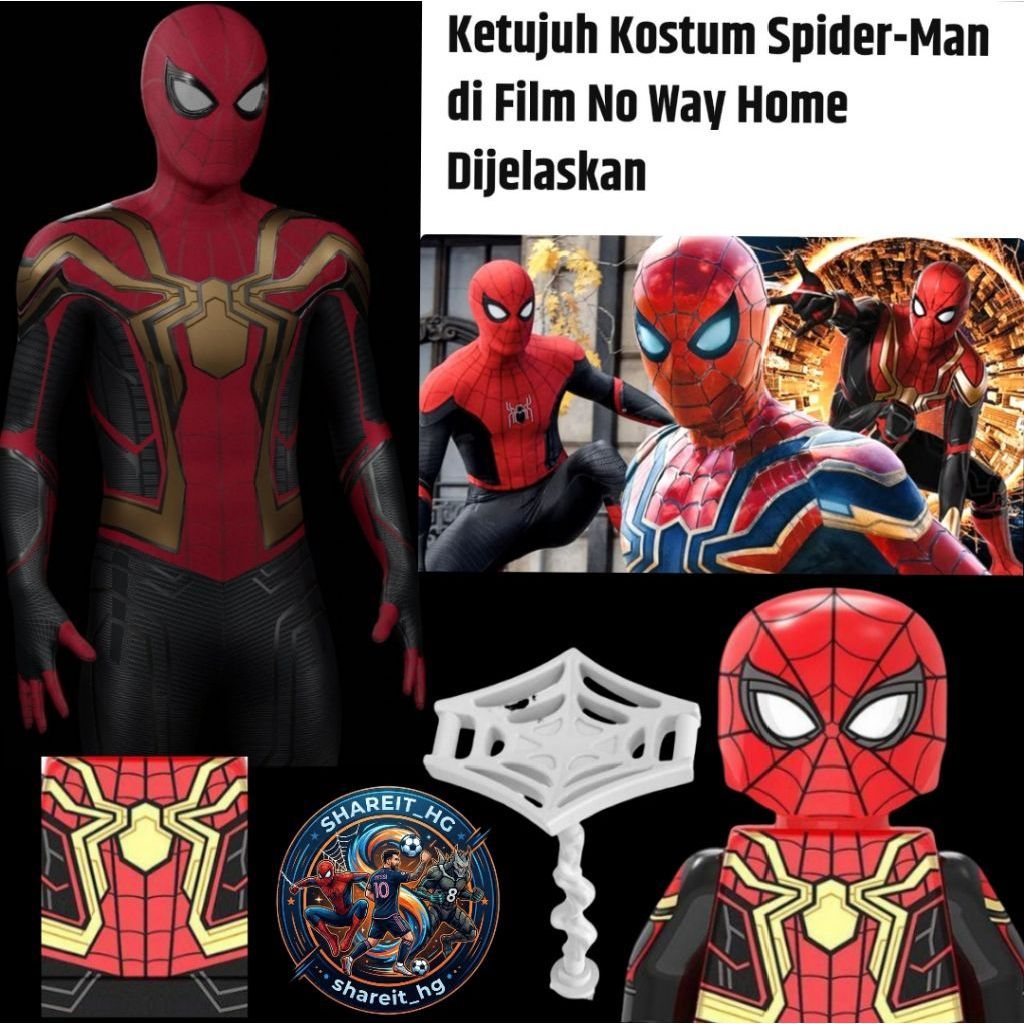 Action figure mini, Spiderman no way home, Iron Spider (Tom Holland)

